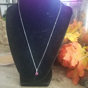 Natural Ruby Necklace.  20 Inches